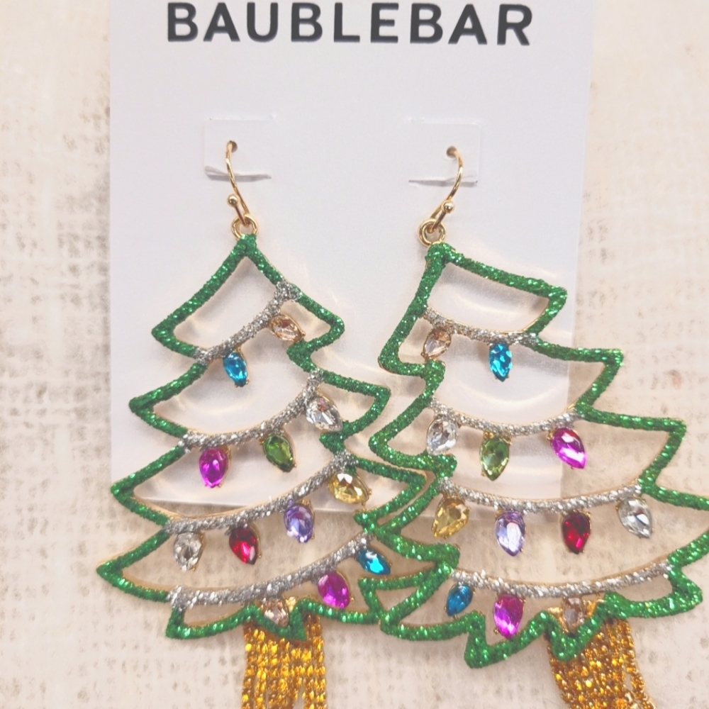 Baublr Christmas Tree Earrings
